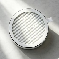 Filter Mesh HEPA Komposit Karbon Aktif Efisiensi Tinggi 92x12mm untuk Kursi Mobil Anak Pintar Antibakteri Tahan Jamur