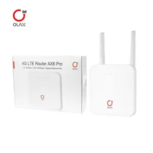 AX6 פרו Cat4 4000mah 300mbps אלחוטי Lte Mobile Hotspot עם ה-sim כרטיס 4g Cpe נתב 4g wifi נתב