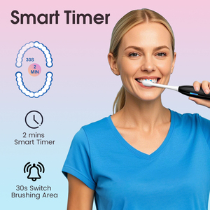 Thiết kế công thái học thông minh Sonic bàn chải đánh răng cho răng làm trắng ai cảm biến dựa trên kích hoạt 2000mAh du lịch thân thiện với điện OEM ODM - Product Image 3