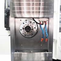 Centro de Mecanizado Horizontal con Control CNC Syntec, Fresadora Tdw1000 con Protección Completa, 4 Ejes, para Trabajo Pesado