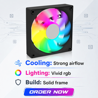 Ventilateurs de refroidissement RVB personnalisés de haute qualité pour boîtiers d'ordinateur ATX Tower CPU Gaming Desktop 3Pin Logo personnalisable économique