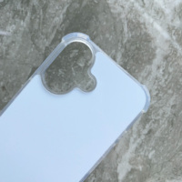 Coque de téléphone transparente antichoc en TPU 2D pour sublimation, compatible avec iPhone 13, 13 Pro, 11, 14 Pro, 15 Plus, 16 Pro Max, 17 Air, 17 Pro Max