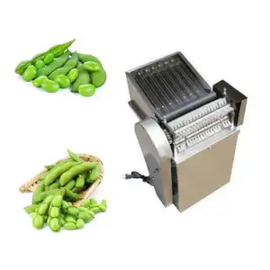 Small Green Beans Peas Skin Peeler Soybean Sheller Edamame Thresher Shelling Huller Peeling Machine