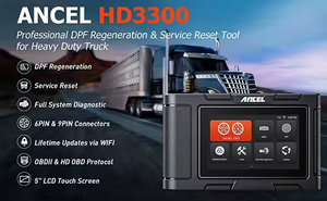 ANCEL HD3300 Scanner per autocarri pesanti HD <span class=keywords><strong>D</strong></span>.PF Master All System diagnostico Diesel OBD2 lettore di codici Scanner <span class=keywords><strong>D</strong></span>.PF rigenerazione - Product Image 2