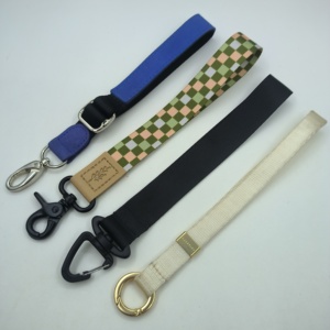 Giá Rẻ Cá Nhân Thiết Kế Ngắn <span class=keywords><strong>Key</strong></span> Dây Buộc Nhuộm Thăng Hoa Dây Đeo Cổ Tay Móc Chìa Khóa Dệt Dây Buộc Với Eagle Móc - Product Image 4