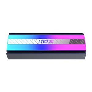 TEUCER M.2 NVME SSD-Kühlkörper kühler 2280 Aluminium-Festkörper-Festplatten kühler für Desktop-PC-und PS5-Computergehäuseanwendungen - Product Image 2