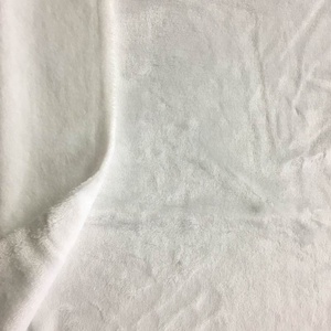 Polyester Tùy Chỉnh Vải Dệt Kim Bán Buôn Nhà Máy Giá Double-Side Flannel Siêu Mềm Cho Đồ Chơi Hàng May Mặc Nhà Dệt - Product Image 4