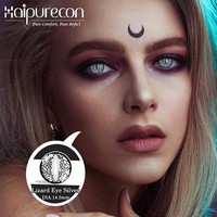 Haipurecon lensa kontak gila Halloween, lensa kontak Halloween murah, kosmetik lembut