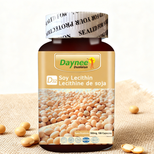 Cápsulas de Lecitina de Soya Winstown 500mg, 100 Unidades, Cuidado Vascular, Suplemento para la Salud Cerebral, para Personas de Edad Media y Mayores - Product Image 1