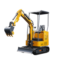 Mini-excavatrice CQ15 homologuée CE, micro-excavatrice CATER, machine de micro-excavation, moteur EPA, petite excavatrice de 1 tonne à vendre