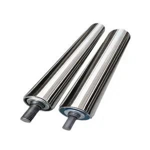 High Quality Gravity Stainless Steel and Galvanized Conveyor Roller for Assembly Line From China Roller Manufacturer