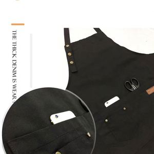 Wsy8574 Tablier de cuisine en polyester imperméable personnalisé avec logo pour chef, café et restaurant – Vente en gros - Product Image 4