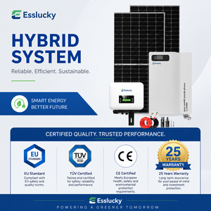 Système d'énergie solaire photovoltaïque à batterie lithium-ion en silicium polycristallin de 10 kW - Product Image 3