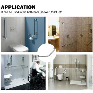 Zugänglich keit Ausrüstung Wand halterung Hot Sell Edelstahl Badezimmer zubehör Handlauf Sicherheit Toilette Dusche Haltegriff - Product Image 5