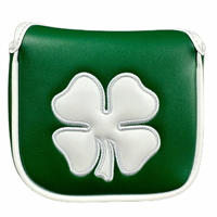 Housse de putter carrée brodée, protection de putter de golf en PU résistant à l'usure, housse de tête de putter en forme de L, accessoire de golf