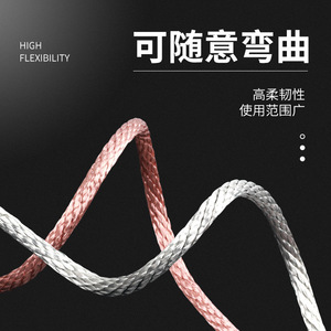 Cable de Tierra Trenzado de Cobre Chkl, Redondo, Estañado, 2.5, 4, 6, 10, 16, 25, 35, 7 mm, Uso Industrial - Product Image 2