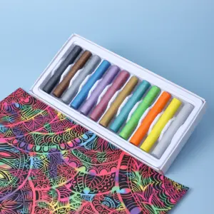 Künstlerqualität DIY metallische fluoreszierende neue Öl-Pastell-Stifte für Kinder