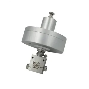 Usun Model: SI30141-NC 9/16'' Normal close High pressure stainless steel air operated Needle valve for remote control