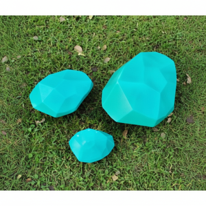 ไฟประดับตกแต่งคริสต์มาสแบบ LED 3 มิติ รูปทรงหินเรืองแสง สำหรับงานเทศกาล ป้องกันน้ำ IP65 ผลิตจาก PVC เหมาะสำหรับสวนสนุก ถนนในเมือง และลานกิจกรรมกลางแจ้ง - Product Image 1