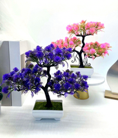 Petit arbre bonsaï artificiel en plastique, plante en pot semi-artisanale, 10-30 cm, respectueux de l'environnement, cadeaux d'affaires, nouvel an