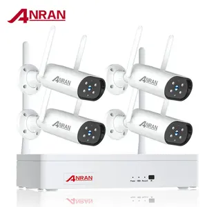 ANRAN Nvr camera system 8CH 3mp HD wireless camera nvr kit wifi H.264 + nvr camera security cctv system