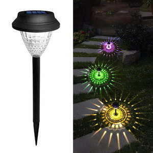 Lumières de voie solaires à LED pour l'extérieur Lampe décorative en verre Lampe à pic pour pelouse Lumière <span class=keywords><strong>solaire</strong></span> imperméable pour décoration de jardin - Product Image 6