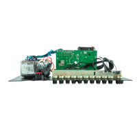 Carte d'amplification karaoké DSP FY-380F 200W AC220V DC12V avec ports USB 5.0, TF, AUX et FM