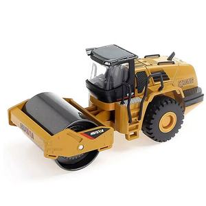Camión Rodillo Compactador de Acero Fundido a Presión, Modelo de Construcción de Aleación Metálica 1/50, Coche Fundido a Presión SJY-1715 1:50, Rodillo Compactador de Carreteras Fundido a Presión - Product Image 1