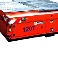 Robot AGV de Guía Láser Magnética sin Rieles, Eléctrico, de 120 Toneladas, Personalizado OEM, Fabricado en China, Vehículo Guiado Automatizado Industrial de Servicio Pesado