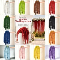 Amaranthus Gantung Kualitas A, Awet, Grosir, untuk Rangkaian Bunga DIY, Dekorasi Pernikahan, Kotak Kustom