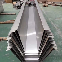 200mm * 150mm * 1.5mm 1-4mm 304 acier inoxydable gouttière toit eau de pluie Collection creux étanche résistant à la Corrosion entrepôt