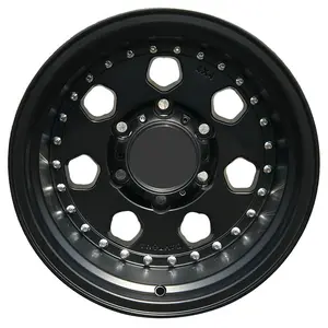 Cerchioni per auto in alluminio Jiangzao prezzo di fabbrica all'ingrosso cerchi personalizzati ruote 4x4 fuoristrada OEM auto Mags ruote lega per auto 15 pollici nero