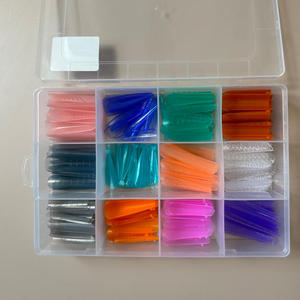 Mới nhất đầy màu sắ<span class=keywords><strong>c</strong></span> kép Nail forms vuông <span class=keywords><strong>Shape</strong></span> Mix 12 khá<span class=keywords><strong>c</strong></span> nhau Stiletto hạnh nhân Nail lời khuyên cho bán buôn (288 <span class=keywords><strong>c</strong></span>ái/hộp) - Product Image 1