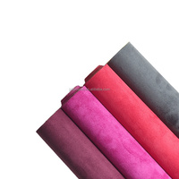 Tissu en daim de haute qualité à quatre plis avec support en éponge, adapté à la réparation de toits de voitures, à la rénovation, aux canapés et aux ameublements.