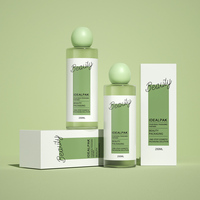 Bouteille de lotion pour le visage en plastique pour animaux de compagnie vide 250ml bouteilles de toner d'huile d'essence hydratante