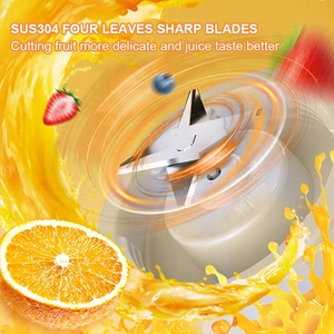 USB có thể sạc lại di động máy ép trái cây cup nhỏ thiết bị nhà Mini Máy xay sinh tố du lịch sản xuất nước trái cây không dây máy ép - Product Image 4