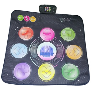 Tappetino per danza musicale Bluetooth 2024 aggiornato con luci a LED per bambini di 3-8 anni tappetino per l'apprendimento musicale 5 modalità LED llight-Up Dance Pad - Product Image 2