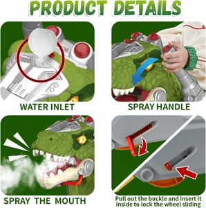 Electric Animal Spraying <b>Smoke</b> Dinosaur Roaring Sound Kids Big Size Sliding Ride on Dinosaur Scooter With Music and Light - Product Image 6