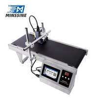 Kondisi Baru XP600 otomatis Tij Logo Printer Inkjet mesin Conveyor untuk jaringan kantong plastik pengodean telur Batch fleksibel 1 tahun