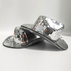 Chapeau de cowboy miroir disco pour animaux de compagnie, accessoires de fête pour chats et chiens, vente en gros à <span class=keywords><strong>prix</strong></span> abordable - Product Image 3