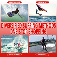 Planche de Wing Foil en Carbone Personnalisée Smooth Glide OEM, Planche de Surf Hydrofoil avec Logo, Noyau EPS PVC pour Marque et Vente en Gros