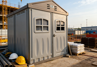 WooWild – Station de surveillance modulaire préfabriquée portable, mobile, étanche, en HDPE, alimentée à l'énergie solaire, écologique, pour entrepôt, atelier, parc