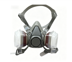 <span class=keywords><strong>Masque</strong></span> chimique, respirateur anti-poussière, respirateur chimique réutilisable, <span class=keywords><strong>masque</strong></span> à gaz avec double cartouche pour vapeurs organiques - Product Image 1