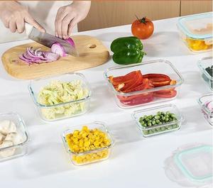 Shiweixian lò vi sóng, lò nướng, tủ đông và máy rửa chén an toàn aitgight thủy tinh thực phẩm <span class=keywords><strong>container</strong></span> với Vent nắp cho trẻ em trở lại trường học - Product Image 2