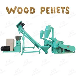 Widely Used Cotton Stalk Pellet Machines Rice Husk Pelleting Plant