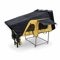 Tente de toit rigide en aluminium, coque dure, polyester 280G, Oxford 420D, imperméable, pour camping tout-terrain, SUV 4x4, off-road