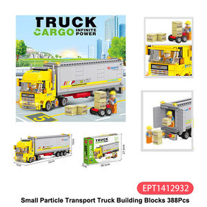 Ept lắp ráp nhỏ khối xây dựng nhựa hàng hóa khối container Xe tải học tập sớm đồ chơi tự làm cho trẻ em Quà tặng trẻ em - Product Image 5