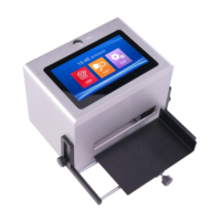 YAOMATEC Printer Inkjet Desktop Online, Printer Logo kode QR tanggal kedaluwarsa 12.7mm untuk kartu tabung kecil, Printer statis