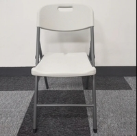 Chaises pliantes en plastique blanches pour événements, mariages, fêtes, jardins – Vente en gros, portables, économiques