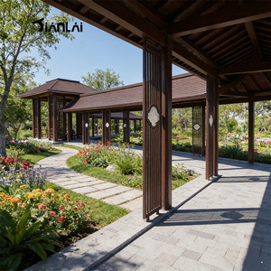 Ingeniería municipal, bienes raíces, pérgolas de jardín, pasillos cubiertos, pabellones de paisajismo, cenadores, pasillos exteriores - Product Image 1